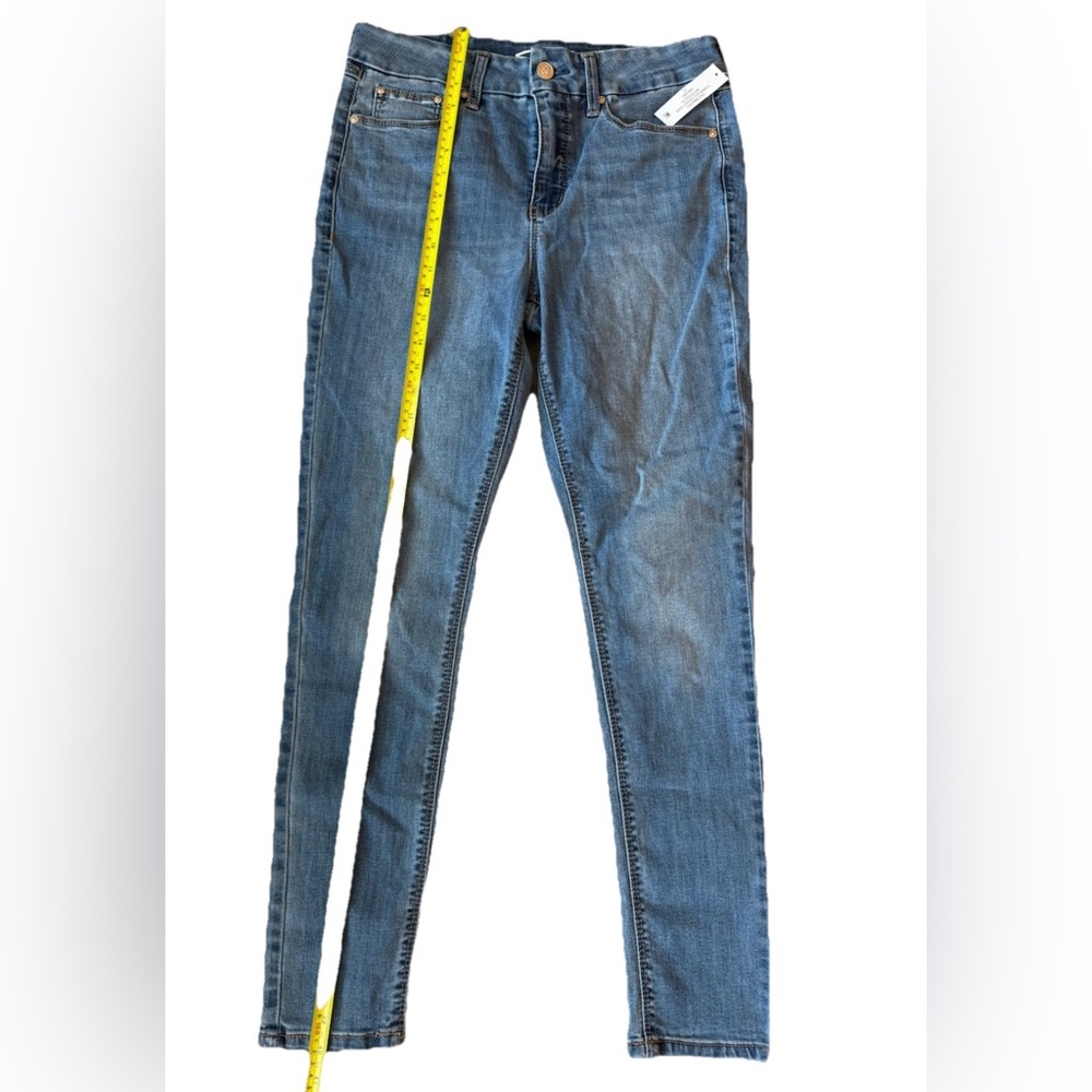 Seven7 Women's High Rise Tummyless Skinny Jeans Size 10 NEW NWT Blue Denim - Picture 8 of 9